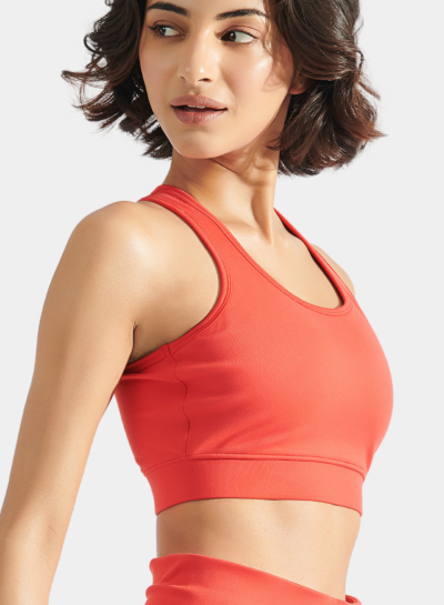 Flo Bra Top Fiery Coral