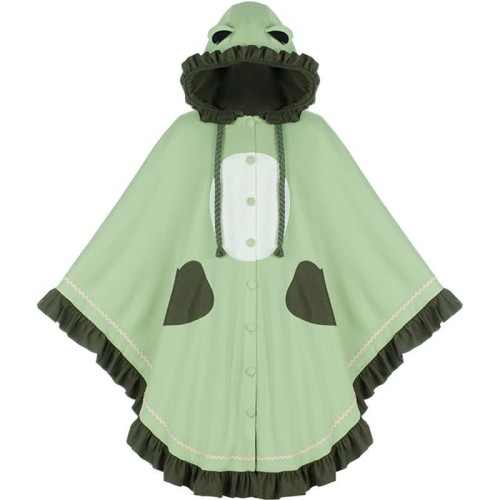 Pre-Order Cartoon Frog Wearable Hooded Blanket