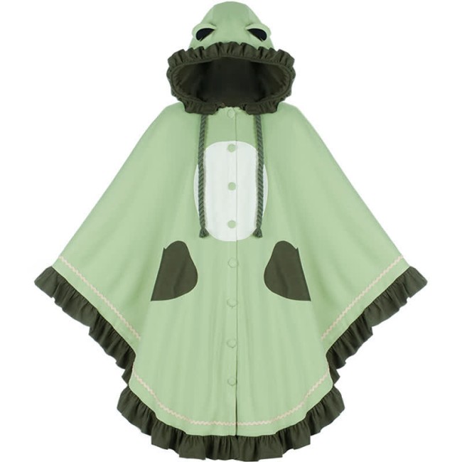 Pre-Order Cartoon Frog Wearable Hooded Blanket