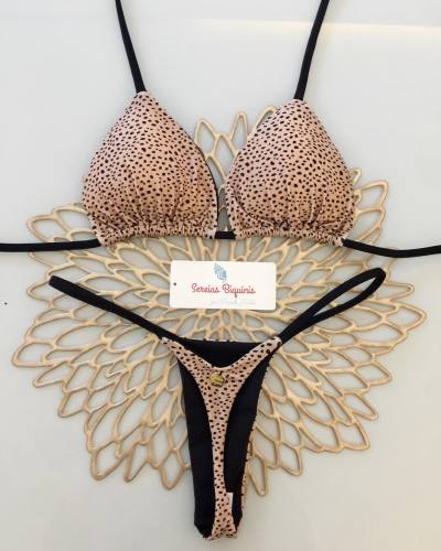 Sexy leopard print bikini