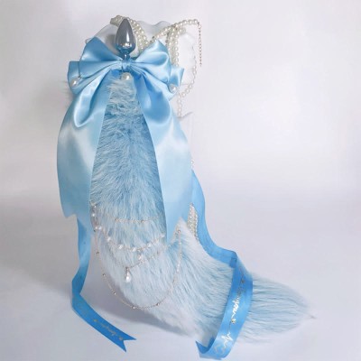 Fox Tail Bow Knot Chian Anal Plug SM Accessories