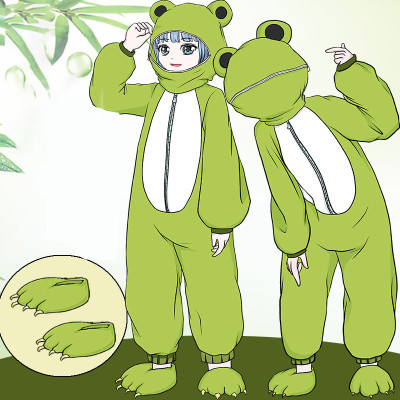 Cute Froggy Comfy Pajamas Sleep Jumpsuit