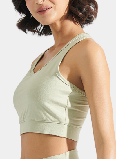 Aero Bra Top Alfa Beige