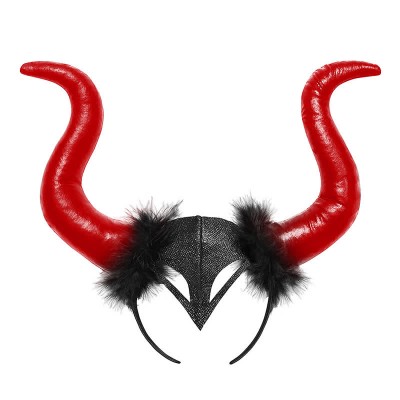 Cosplay Demon Horn Headband Halloween Hair Accessory