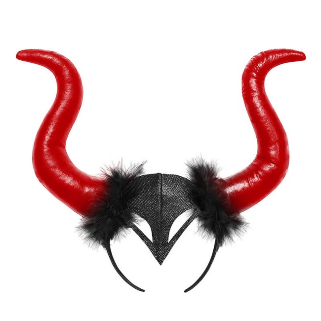 Cosplay Demon Horn Headband Halloween Hair Accessory