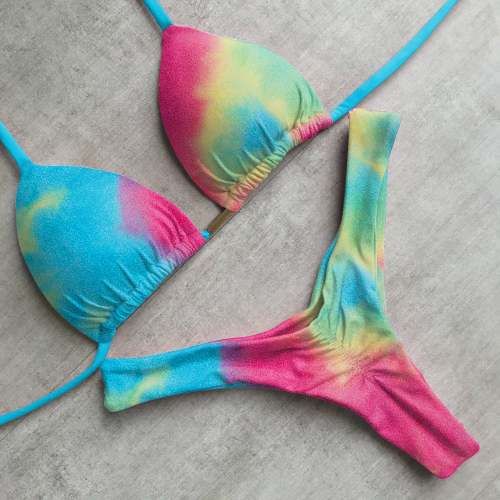 Trendy Tie Dye Sexy Bikini