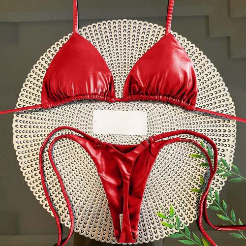 Fashion Sexy Sling Seaside Holiday Split Bikini