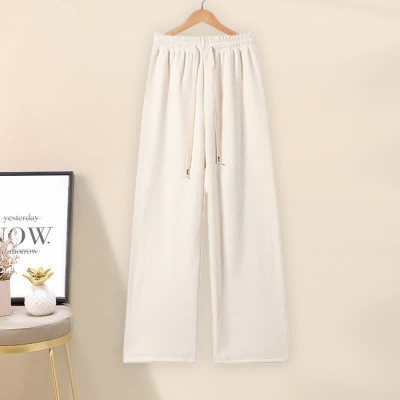 Colorblock Turtleneck Sweater Casual Pants Two Pieces Set
