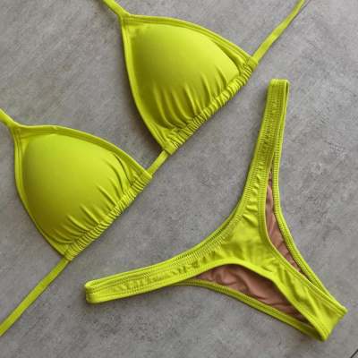 Solid Color Resort One Piece Swimsuit
