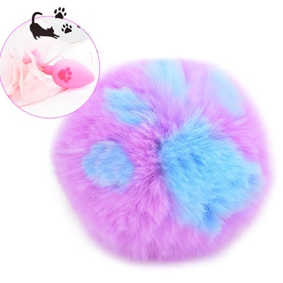 Cosplay Kitty Paw Print Tail Anal Plug SM Accessories