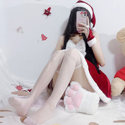 Sweet Christmas Off Shoulder Dress