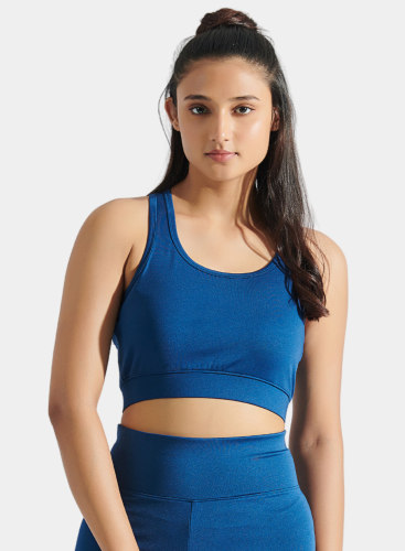 Flo Bra Top Navy Peony