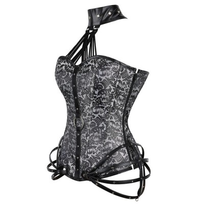 Gothic Steampunk Halter Corset Tops