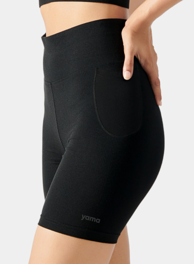 Flo Bike Short & Bra Top Combo Midnight Black