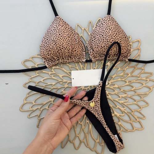 Sexy leopard print bikini
