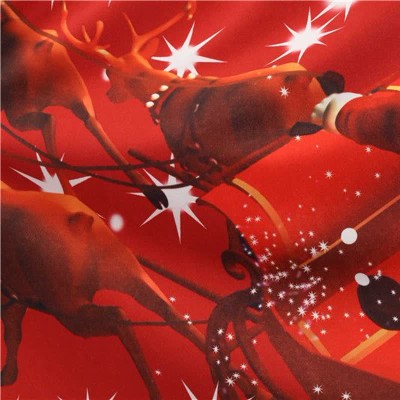 Fashion Christmas Pattern Print Slip Dress