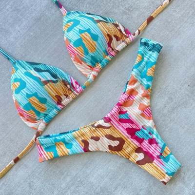 Printed Chic Resort Bikini Set