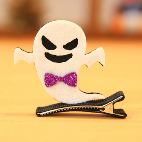3D Ghost Pumpkin Bat Kitty Decor Hair Clip