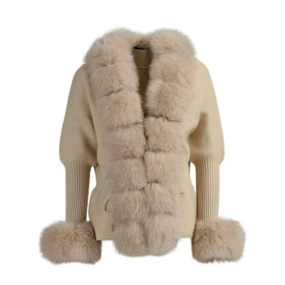 Faux Fur Cardigan