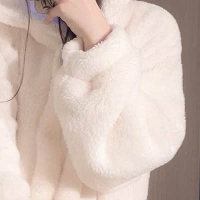 【50% OFF】Cartoon Bear Ears Plush Hooded Pajamas Dress