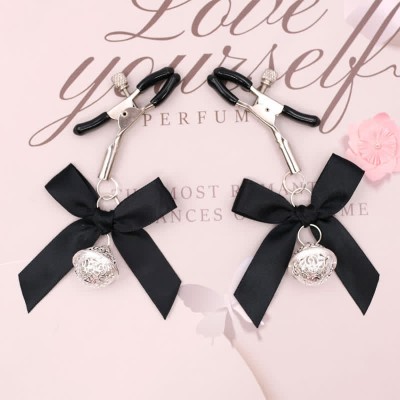 Bowknot Kitty Anal Plug Nipple Clamps SM Accessories