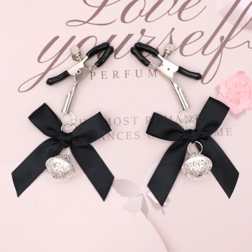 Bowknot Kitty Anal Plug Nipple Clamps SM Accessories