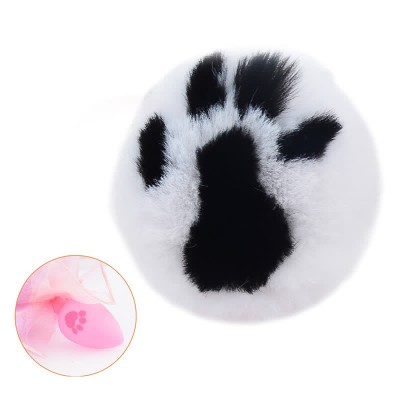 Cosplay Kitty Paw Print Tail Anal Plug SM Accessories