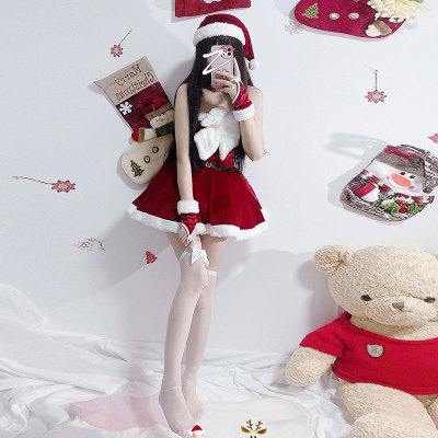 Sweet Christmas Off Shoulder Dress