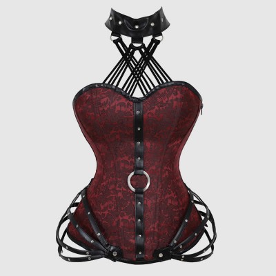 Gothic Steampunk Halter Corset Tops