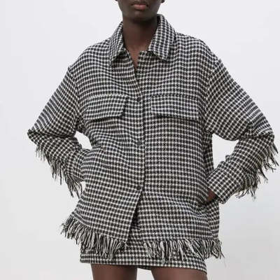 Houndstooth Pamela Shirt