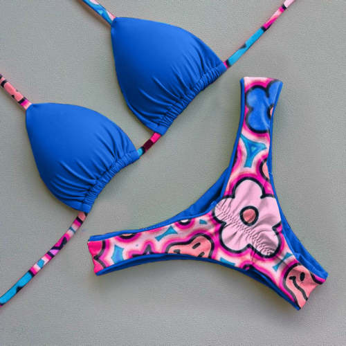 Vintage trendy bikini set