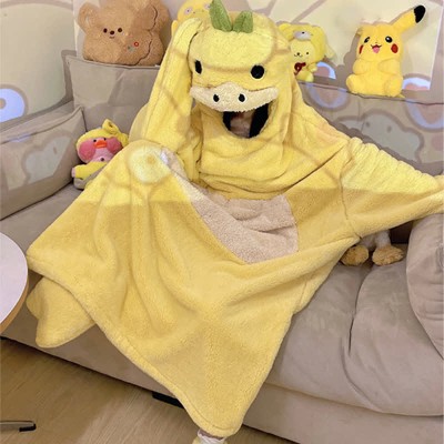 【50% OFF】Funny Cartoon Duck Plush Hooded Jumpsuit Pajamas Dress
