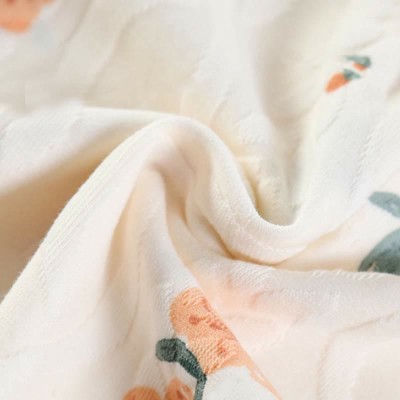 Floral Print Summer Cotton Home Pajamas Set