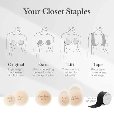 Go Braless! Seamless Cover(Buy 1 Get 2 Free)