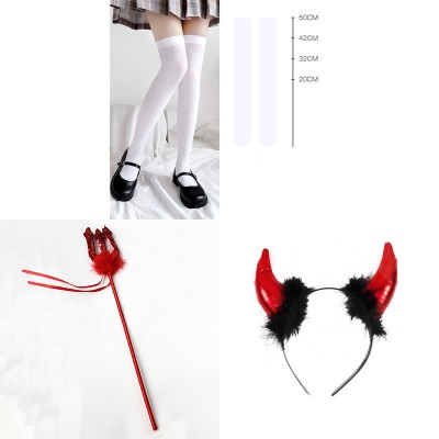 Halloween Cosplay Devil Witch Vampire Lace Up Costume