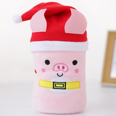 Chic Cartoon Christmas Hat Wearable Blanket