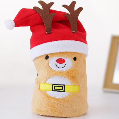 Chic Cartoon Christmas Hat Wearable Blanket