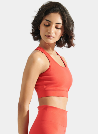 Flo Bra Top Fiery Coral