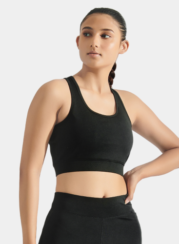 Flo Bra Top Midnight Black