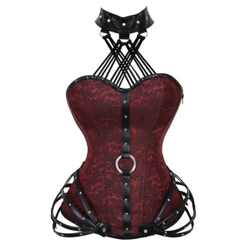 Gothic Steampunk Halter Corset Tops