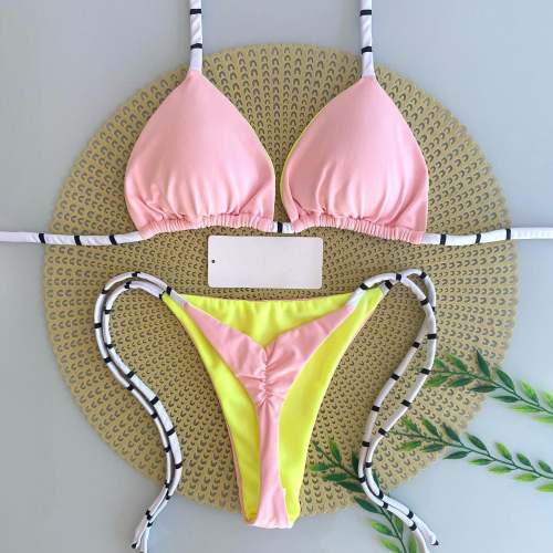Sexy suspender resort style bikini