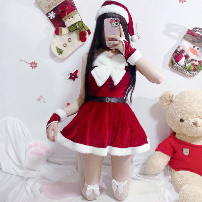 Sweet Christmas Off Shoulder Dress