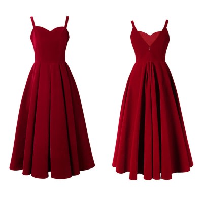 Fashion Cross Knit Sweater A-line Slip Dress