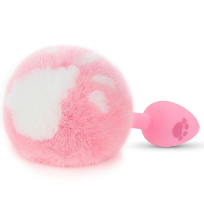 Cosplay Kitty Paw Print Tail Anal Plug SM Accessories