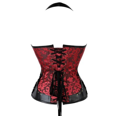 Gothic Steampunk Overbust Halter Corset Tops