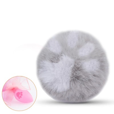 Cosplay Kitty Paw Print Tail Anal Plug SM Accessories