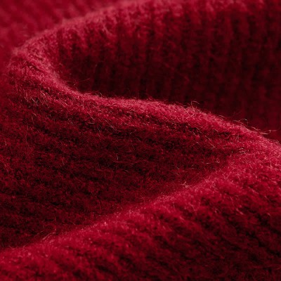 Pure Color Cross Knit Sweater Dress Two Pieces Set