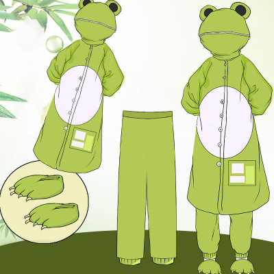 Cute Froggy Comfy Pajamas Sleep Jumpsuit