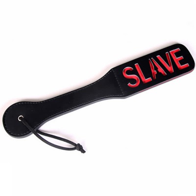 Letter Hollow Out Double PU Whipped Costume Beat