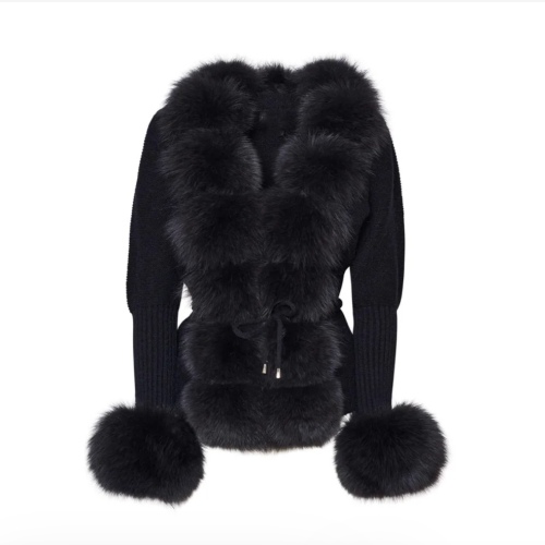 Faux Fur Cardigan